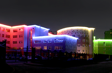 Архитектурно-художественное освещение образовательного комплекса MIRAX-SCHOOL